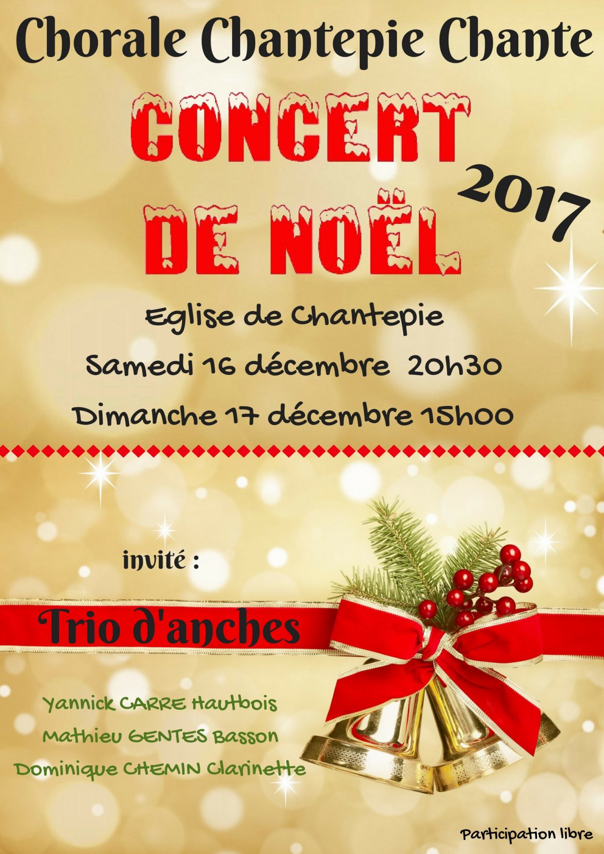 Concerts de Noël 2017
